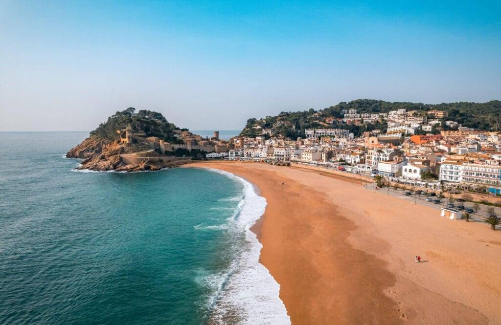 Mediterranean coastal town in Spain