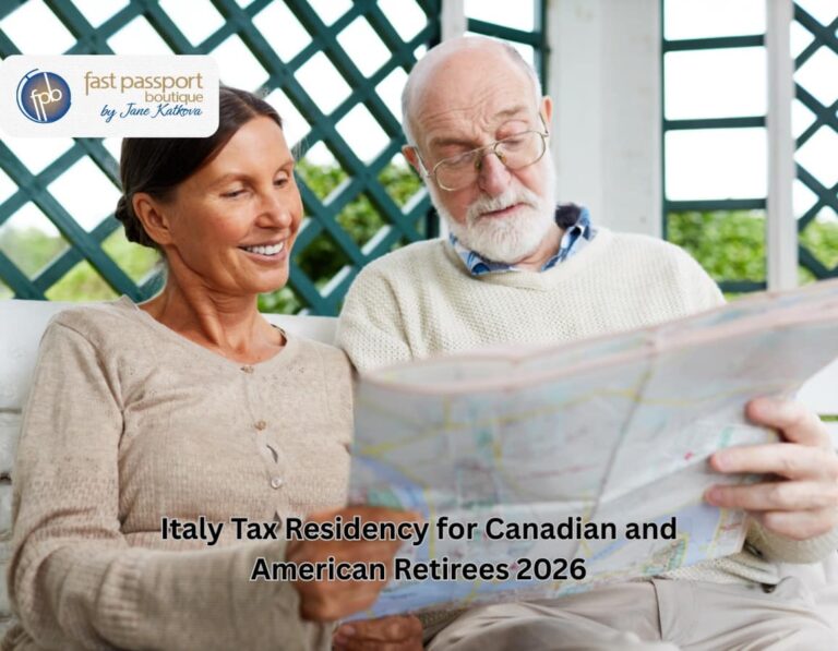 Italy tax residency guide for Canadian and American retirees 2026