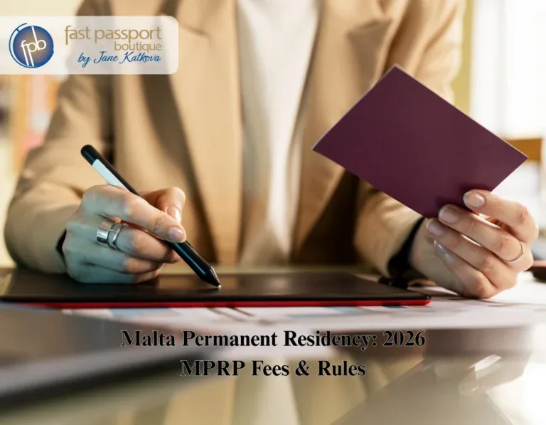 Malta Permanent Residency Programme 2026 — fees and rules